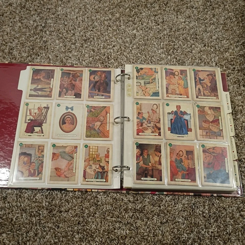 The American Girls Doll Trading Card Album Over 300 Cards 1994 Pleasant Company